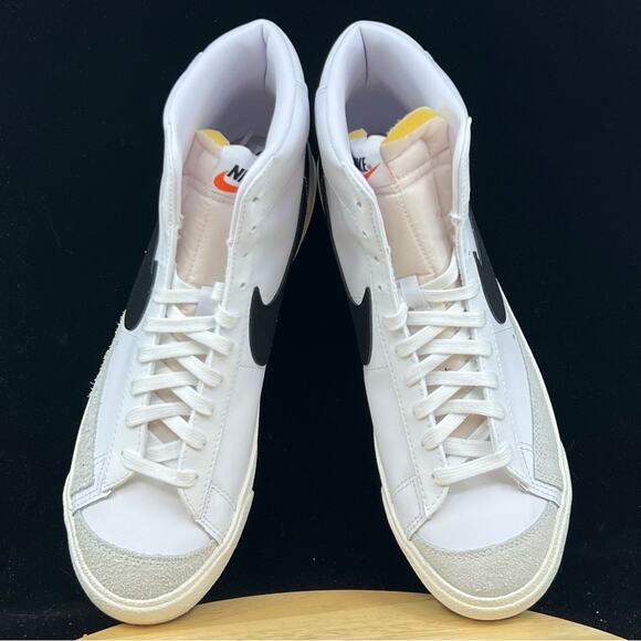 Nike Blazer Mid \'77 Vintage White Black Suede BQ6806-100 Retro Mens Size 13 main image 8